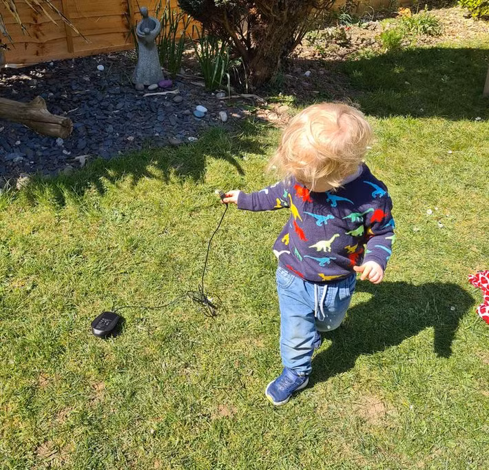 “Con trai của tôi dắt ‘chuột máy tính’ đi dạo”, một bậc phụ huynh chia sẻ.