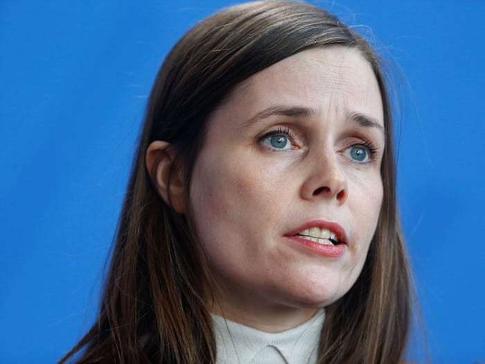 Bà Katrin Jakobsdottir trở thành Thủ tướng Iceland từ năm 2017 và là nữ thủ tướng thứ hai của nước này.