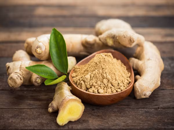 3. Gừng: Gừng được công nhận rộng rãi với đặc tính kháng khuẩn và kháng viêm. Ảnh: Boldsky.