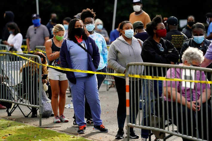 Dự án cho biết số người bỏ phiếu sớm bầu tổng thống năm nay cao gấp nhiều lần so với cùng thời điểm năm 2016.