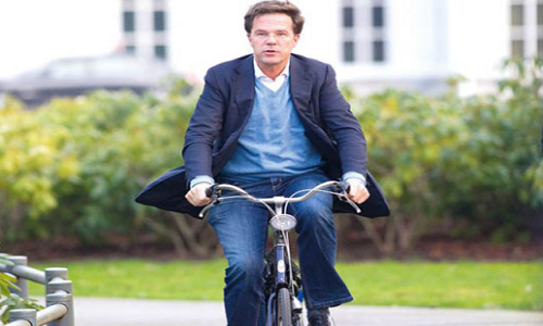 Hàng ngày, Thủ tướng Rutte thường sử dụng xe đạp đi làm từ sáng sớm và trở về nhà sau khi xong việc cũng bằng chiếc xe đạp ấy. Ảnh: EVW.