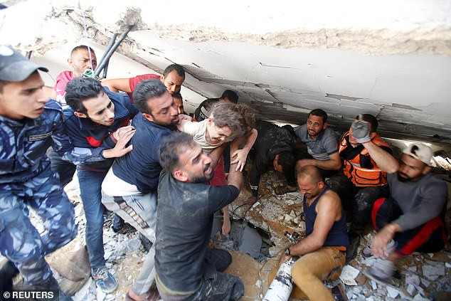 Theo Daily Mail, ngôi nhà của gia đình Suzy Eshkuntana, bé gái 6 tuổi, đã bị phá hủy trong cuộc không kích của Israel nhằm vào thành phố Gaza hôm 16/5. (Nguồn ảnh: Daily Mail)