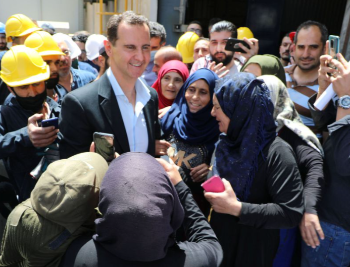 Tỷ lệ ủng hộ cao dành cho Tổng thống Bashar al-Assad phần nào cho thấy người dân Syria rất tín nhiệm ông. Ảnh: Reuters.