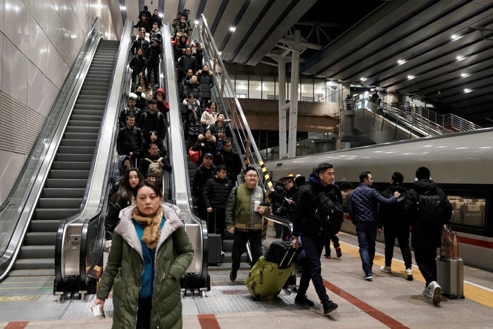 Những ngày cao điểm của kỳ xuân vận năm nay dự kiến là từ 20/1 đến 22/1 và 31/1 đến 1/2.