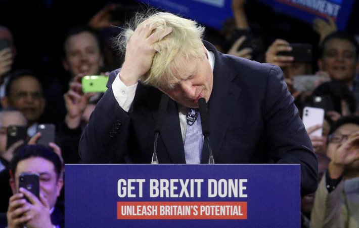 Anh: Thủ tướng Boris Johnson trong chiến dịch vận động tại London ngày 11/12.
