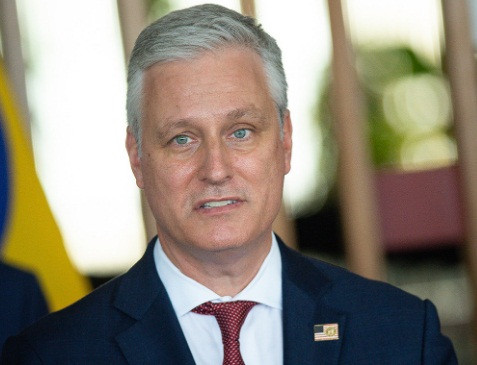 Vào năm 2005, Tổng thống Mỹ khi đó là George W. Bush bổ nhiệm ông O'Brien làm đại diện của Mỹ tại Đại hội đồng Liên Hợp Quốc và ông giữ vị trí này đến năm 2006. Ảnh: Politico.