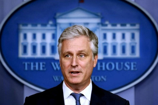 Theo kế hoạch dự kiến, Cố vấn An ninh Quốc gia Mỹ Robert O'Brien sẽ thăm Việt Nam và tham dự các cuộc họp cấp cao từ ngày 20-22/11. Ảnh: ST.