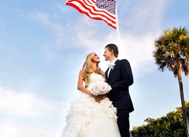 Được biết, Lara kết hôn với Eric Trump trong một đám cưới được tổ chức hoành tráng tại khu nghỉ dưỡng Mar-a-Lago ở Palm Beach, bang Florida, vào tháng 11/2014. Ảnh: Instagram.