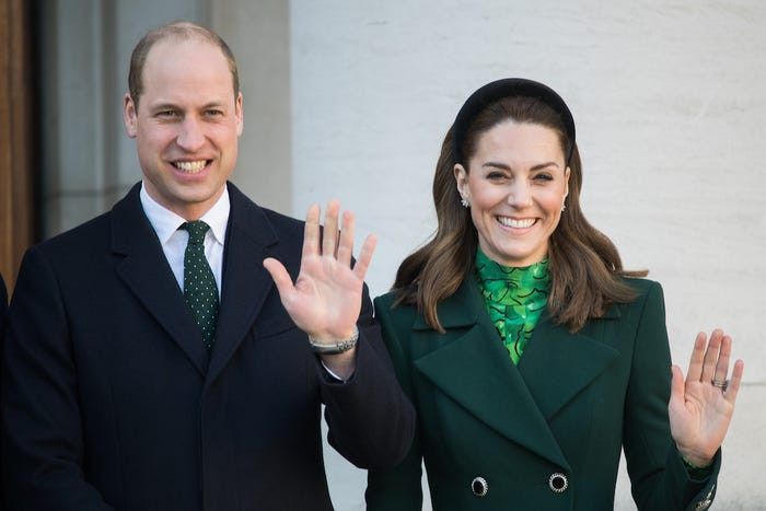 Hoàng tử William và Công nương Kate tại Dublin ngày 3/3/2020.