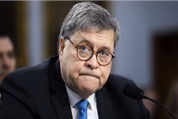 Trên mạng Twitter, Tổng thống Donald Trump cho biết, Bộ trưởng Tư Pháp Mỹ William Barr (ảnh) đến Nhà Trắng ngày 14/12 (giờ địa phương) và đã nộp đơn từ chức. Theo thư từ chức, ông William Barr sẽ rời vị trí này ngay trước Giáng sinh (24/12) để dành kỳ nghỉ với gia đình. Ảnh: Law.
