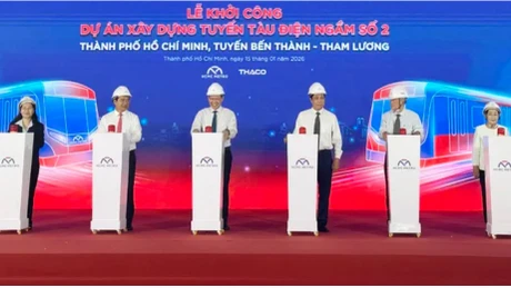 Khởi công tuyến Metro số 2 Bến Thành – Tham Lương
