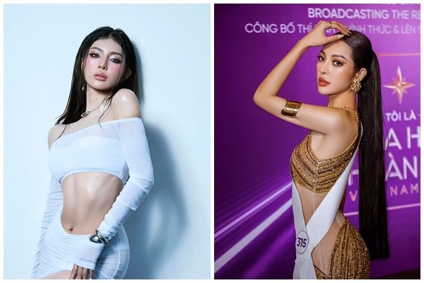 Bùi Lý Thiên Hương quyến rũ, thi nhan sắc nhiều kỷ lục