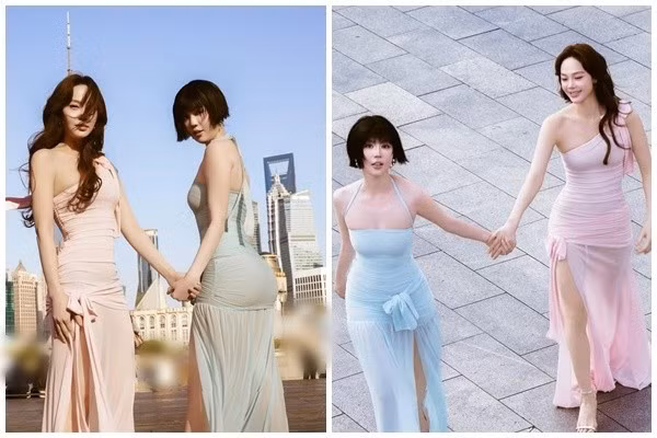 Sắc vóc một chín một mười của Ngọc Trinh - Minh Hằng khi chung khung hình
