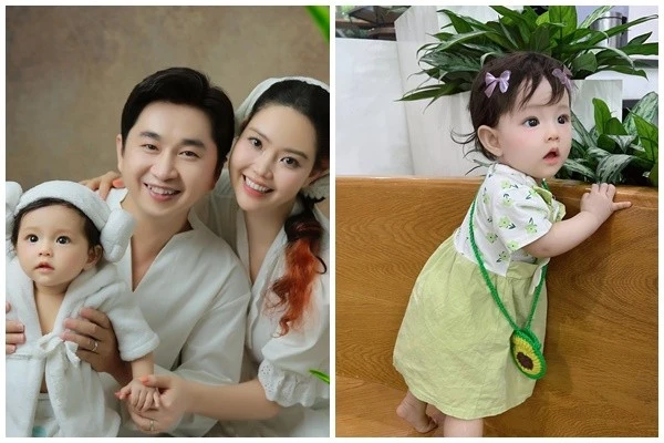 Con gái Bảo Anh - Bằng Cường xinh như búp bê