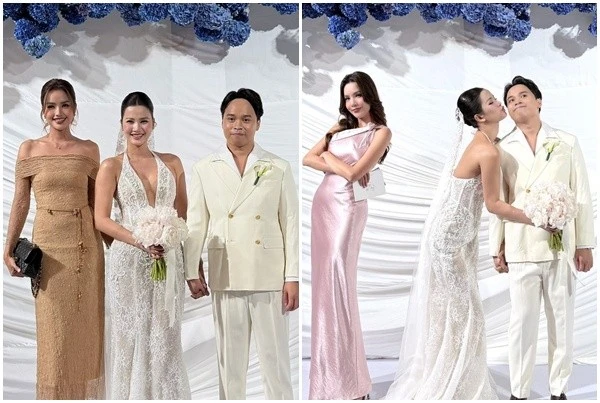 Sao Việt chúc mừng Á hậu Hương Ly lên xe hoa