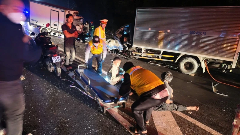 Lâm Đồng: Tai nạn xe tải trên Quốc lộ 20 khiến 2 người tử vong tại chỗ