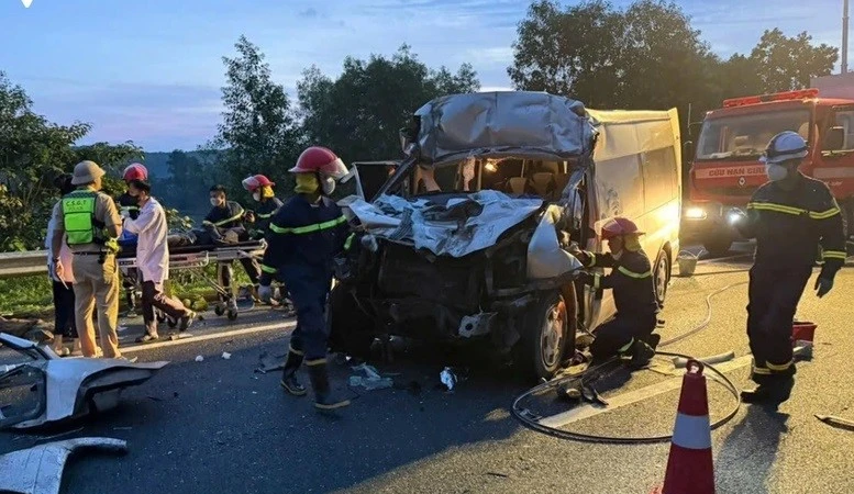 Tài xế container gây tai nạn làm 4 người chết trên cao tốc dương tính ma túy