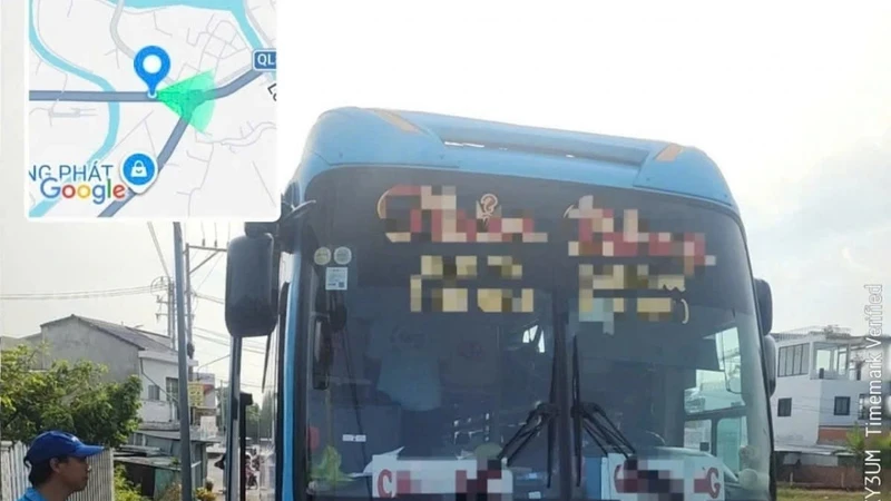 Đồng Tháp: Phạt hơn 98 triệu đồng vụ xe khách nhồi nhét 55 người