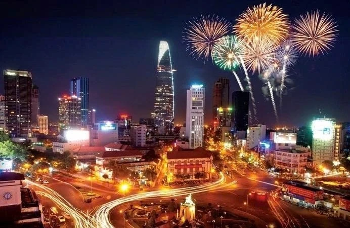 TP HCM bắn pháo hoa tại 6 điểm chào năm mới 2026