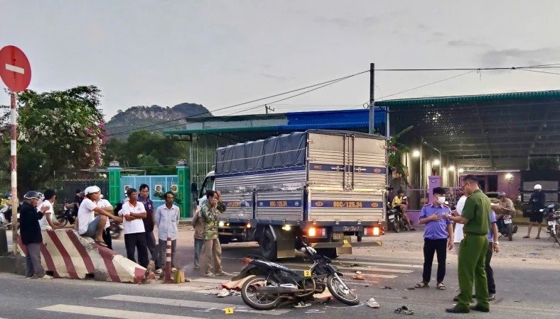 Tai nạn trên Quốc lộ 1A qua Tân Lập khiến 2 người thương vong