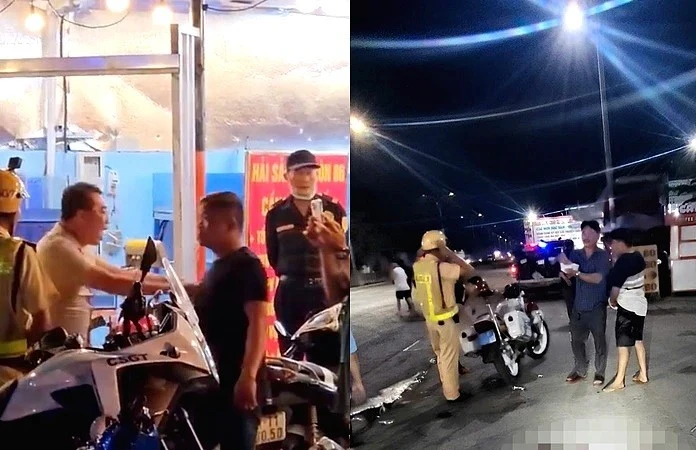 Đồng Tháp: CSGT kịp thời ngăn chặn vụ gây rối trật tự trên Quốc lộ 1