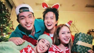 Sao Việt tụ họp mừng Giáng sinh tại nhà ca sĩ Jun Phạm