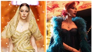 Hoa khôi Lan Khuê ăn mặc sang chảnh khí chất ngút ngàn