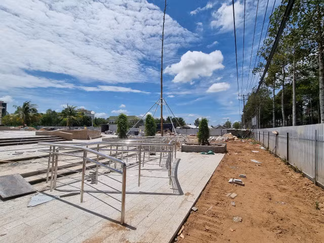 Trà Vinh: Cận cảnh DA Quảng trường và Bia chiến thắng gần 20 tỷ - Hình 5 Tra Vinh: Can canh DA Quang truong va Bia chien thang gan 20 ty-Hinh-5