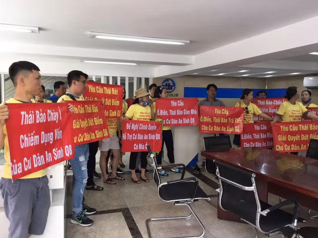 Dự án Asa Light: Khách hàng tố cáo Công ty Thái Bảo lên công an Du an Asa Light: Khach hang to cao Cong ty Thai Bao len cong an