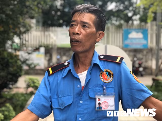 Camera an ninh ghi lai PGD So Nong nghiep Ha Noi nhay tu tang thuong chung cu Vinaconex xuong dat