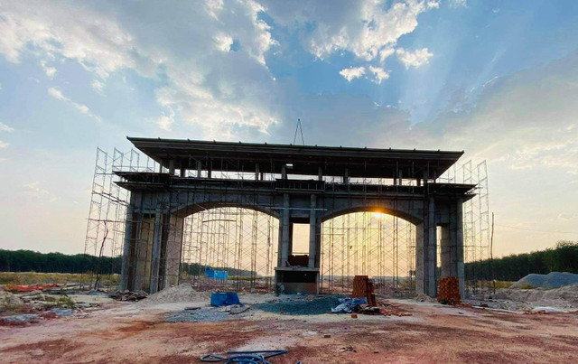 Xây dựng không phép, chủ đầu tư Khu đô thị An Phú Long Garden bị phạt Xay dung khong phep, chu dau tu Khu do thi An Phu Long Garden bi phat