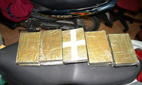 Tang vật ma tuý công an thu giữ.