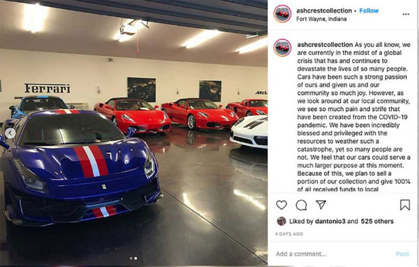 Rao bán 7 ô tô Ferrari, Porsche, Lamborghini... lấy tiền hỗ trợ chống dịch COVID-19 Rao ban 7 o to Ferrari, Porsche, Lamborghini... lay tien ho tro chong dich COVID-19