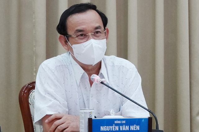 Bí thư TP HCM Nguyễn Văn Nên yêu cầu chuẩn bị kịch bản cho biến chủng Omicron Bi thu TP HCM Nguyen Van Nen yeu cau chuan bi kich ban cho bien chung Omicron