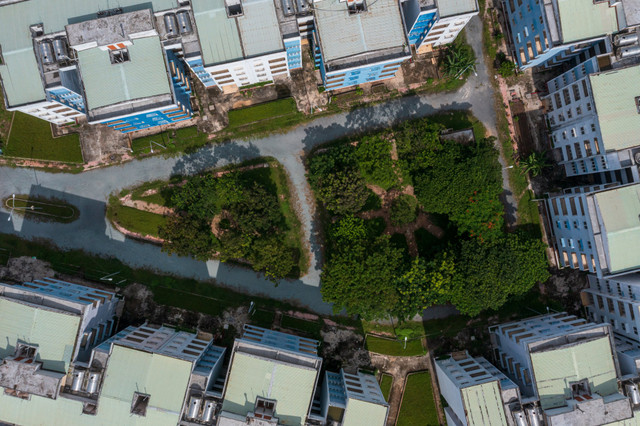 Cận cảnh khu tái định cư rất ít người tới ở tại TP HCM - Hình 2 Can canh khu tai dinh cu rat it nguoi toi o tai TP HCM-Hinh-2