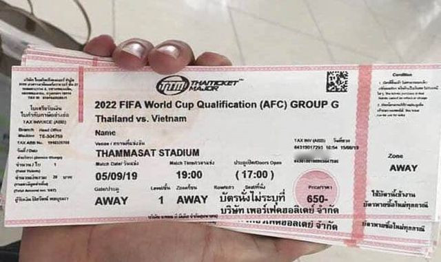 Vé trận Việt Nam vs Thái Lan lên đến gần 10 triệu đồng Ve tran Viet Nam vs Thai Lan len den gan 10 trieu dong
