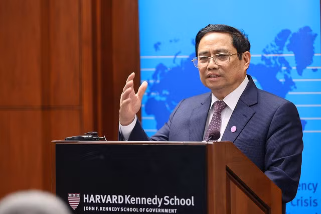 Hai gio cua Thu tuong Pham Minh Chinh tai Dai hoc Harvard-Hinh-2