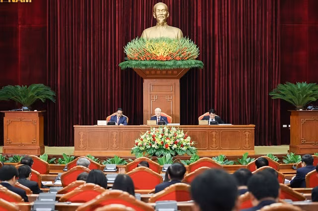 Khai mac Hoi nghi lan thu chin Ban Chap hanh Trung uong Dang khoa XIII