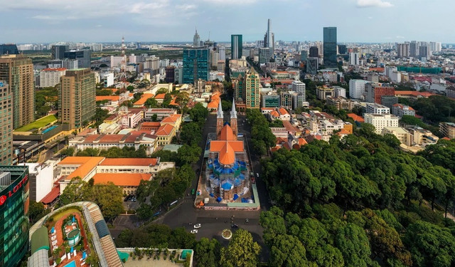 Điều chỉnh quy hoạch khu 'tam giác đất vàng' ở trung tâm TP HCM Dieu chinh quy hoach khu 'tam giac dat vang' o trung tam TP HCM