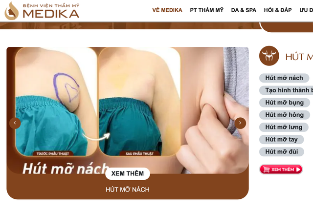 Bệnh viện Thẩm mỹ Medika bị phạt 13,5 triệu đồng Benh vien Tham my Medika bi phat 13,5 trieu dong