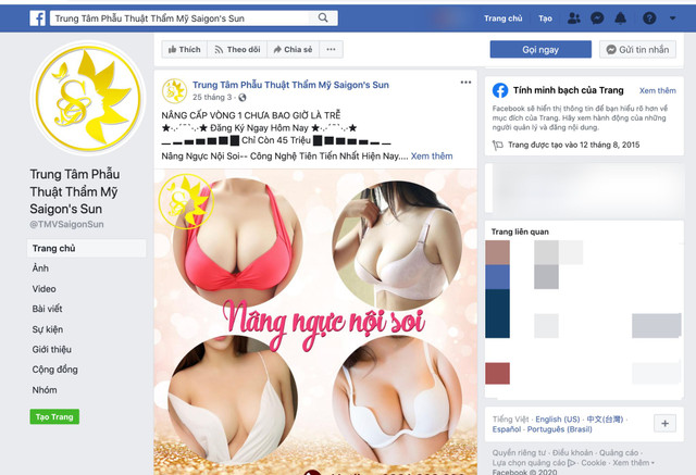 Trung tâm phẫu thuật thẩm mỹ Saigon’sun có được phép nâng ngực như quảng cáo? - Hình 2 Trung tam phau thuat tham my Saigon’sun co duoc phep nang nguc nhu quang cao?-Hinh-2