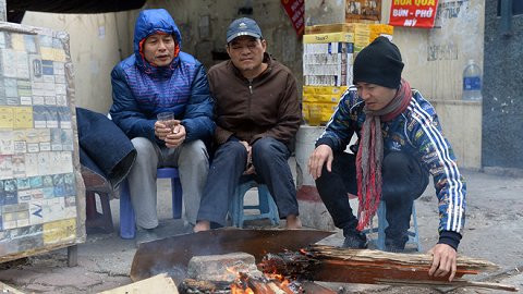 Miền Bắc lạnh 9 độ C, băng giá bao phủ - Hình 2 Mien Bac lanh 9 do C, bang gia bao phu-Hinh-2