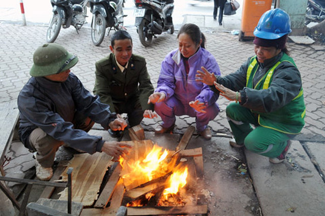 Miền Bắc lạnh 9 độ C, băng giá bao phủ Mien Bac lanh 9 do C, bang gia bao phu