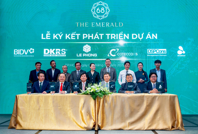 Tập đoàn Lê Phong ký kết với các đối tác để phát triển dự án The Emerald 68 Tap doan Le Phong ky ket voi cac doi tac de phat trien du an The Emerald 68