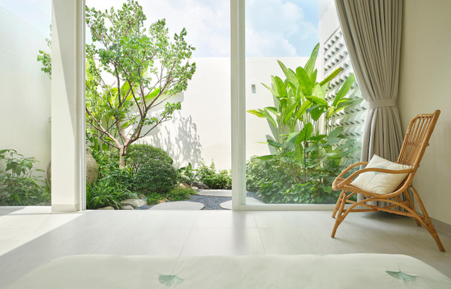 Nhà cấp 4 như cực đẹp và thông thoáng nhờ cách thiết kế đơn giản - Hình 12 Nha cap 4 nhu cuc dep va thong thoang nho cach thiet ke don gian-Hinh-12