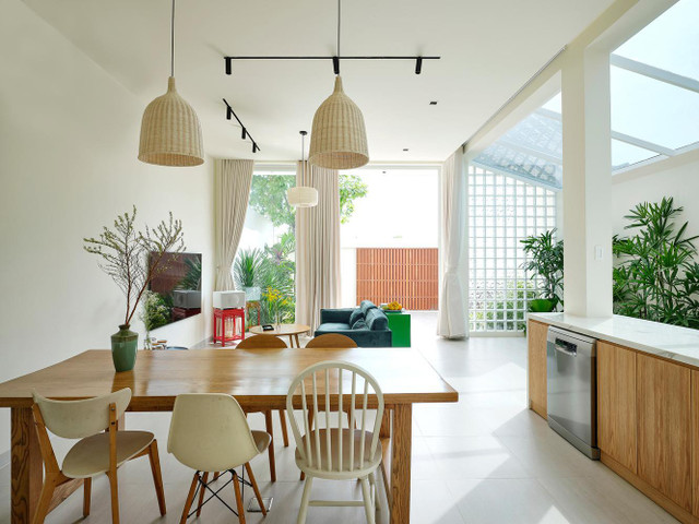 Nhà cấp 4 như cực đẹp và thông thoáng nhờ cách thiết kế đơn giản - Hình 9 Nha cap 4 nhu cuc dep va thong thoang nho cach thiet ke don gian-Hinh-9