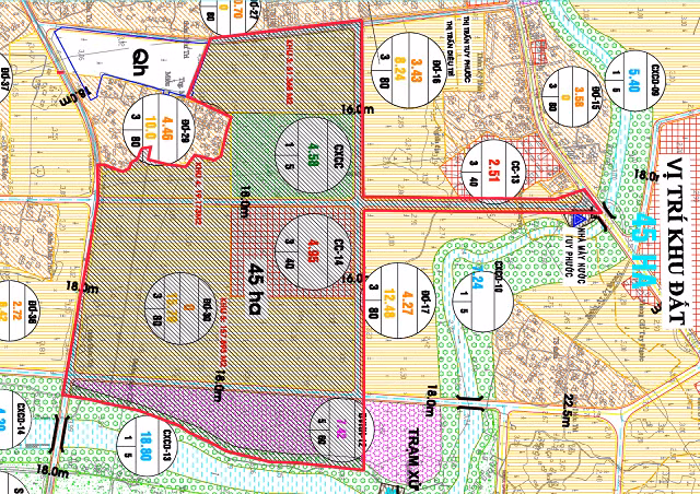 Binh Dinh keu goi dau tu khu do thi 45 ha