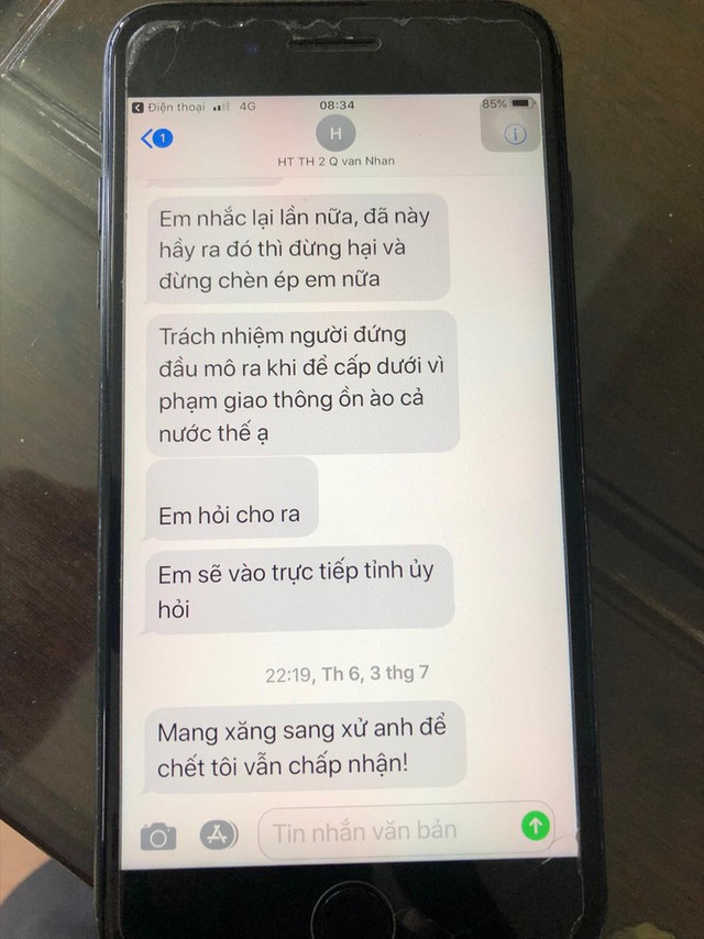 Hiệu trưởng dọa thiêu sống lãnh đạo ngành giáo dục Hieu truong doa thieu song lanh dao nganh giao duc