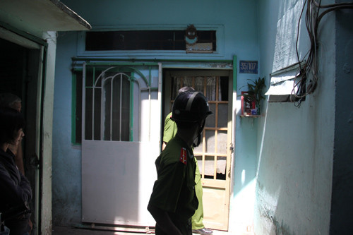 Căn nhà nơi hung thủ giết, chặt xác nạn nhân.