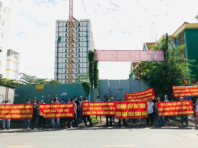 Chủ đầu tư Tân Bình Apartment lại lỗi hẹn giao nhà Chu dau tu Tan Binh Apartment lai loi hen giao nha